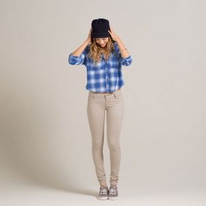 Hollister Ryan Super Skinny Khaki jeans - Size 0